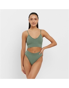 Комплект женский (топ, трусы) цвет зеленый, размер 42-44 Collorista