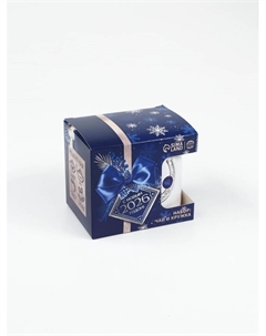 Подарочный набор новогодний «Новый год 2026», чай чёрный, 50 г и кружка керамическая, 300 мл Фабрика счастья