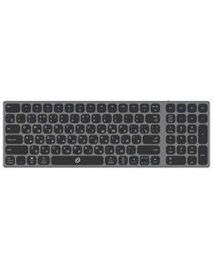 Клавиатура Оклик K767W серый/черный USB беспроводная BT/Radio slim Multimedia (2002135) Oklick