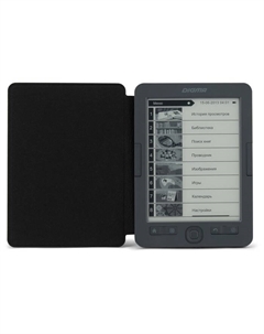 Электронная книга Digma X1, 6", E-ink, HD, 1024х758, 600 MГц, 4 Гб, micro SDHC, серая