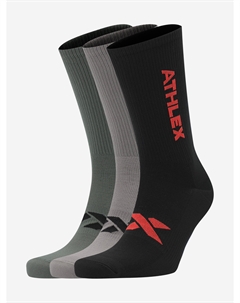 Носки, 3 пары, Мультицвет Athlex