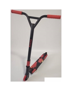 Трюковый самокат Flash JL-300A-4 (черный/красный) Ricos