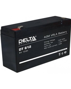 Аккумулятор для ИБП DT 612 (6В/12 А·ч) Delta