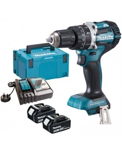 Ударная дрель-шуруповерт DHP484RTJ (с 2-мя АКБ, кейс) Makita