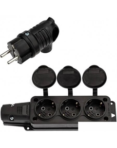 Розетка с вилкой 111-002-113 Rexant