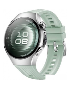 Умные часы Watch 5 42 мм (серебристый, с зеленым силиконовым ремешком, международная версия) Huawei