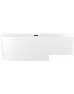 Collaro 170x80 28910503R (пристенная ванна (правая) белый глянец, экран, ножки, сифон-автомат матовый черный) Wellsee