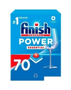 Таблетки для посудомоечной машины All in 1 Powerball Power Essential (70 шт) Finish