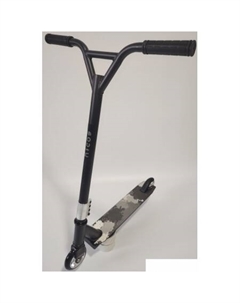 Трюковый самокат Flash JL-300A-4 (черный/серый) Ricos