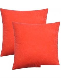 Декоративная подушка Velours 50-018 (лососевый, 2шт) Matex