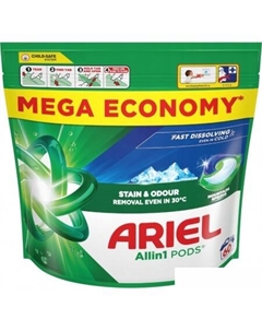 Капсулы для стирки Все в 1 Горный родник (60 шт) Ariel