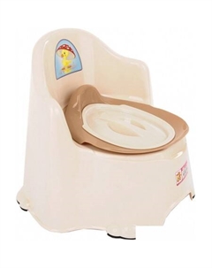 Детский горшок Комфорт 11111 (кремовый/молочный) Dunya