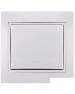 Выключатель Mira 701-0202-100 (белый) Lezard