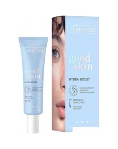 Крем для лица интенсивно увлажняющий с гиалуроновой кислотой, трегалозой, трипептидами GOOD SKIN HYDRA BOOST, 50 мл Bielenda