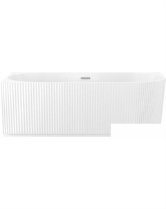 Ванна Festive Fox 150x75 28730301R (пристенная ванна (левая) белый глянец, экран, ножки, сифон-автомат хром) Wellsee