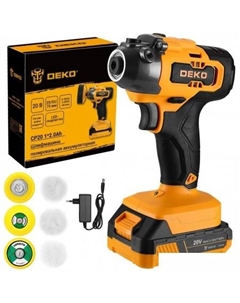 Полировальная машина CP20 084-1085 (с 1-им АКБ) Deko