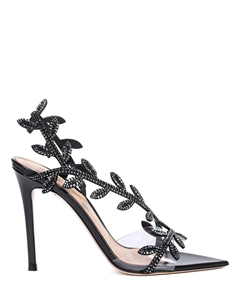 Босоножки кожаные Crystal Flavia Gianvito rossi