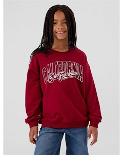 Свитшот для девочек красный с надписью "california" Mark formelle