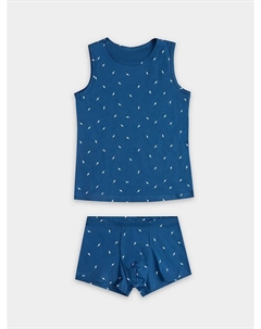Комплект домашний для мальчиков молнии на синем Mark formelle