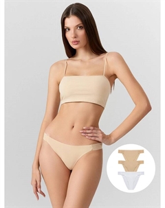 Трусы женские бесшовные в наборе, 3 шт Mark formelle