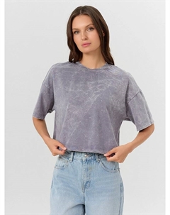 Футболка женская серая с обработкой "варка" Mark formelle