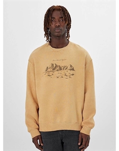 Свитшот мужской бежевый с обработкой эйсид Mark formelle