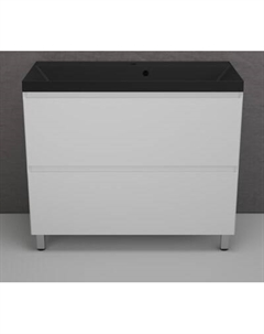 Тумба с умывальником Symbolite Манхэттен 100 Plus 2 ящика + Line 100x48