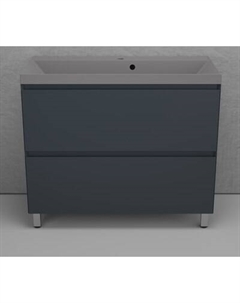 Тумба с умывальником Symbolite Манхэттен 100 Plus 2 ящика + Line 100x48