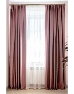 Комплект штор Decoretto Блэкаут роза БР-K16