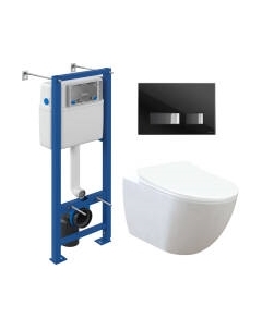 Унитаз подвесной с инсталляцией Creavit Free FE322-11CB00E-0000