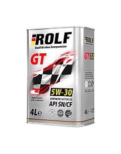 Моторное масло Rolf GT SAE 5W30 / 322228