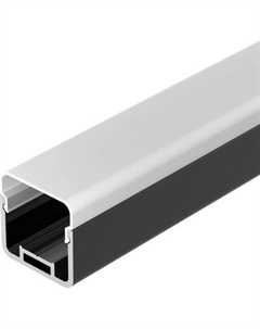 Профиль для светодиодной ленты Arlight LINE-D-3030-2000 SQUARE BLACK+OPAL / 055073