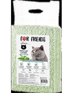 Наполнитель для туалета For Friends Tofu Green tea / TUZ904 For friends