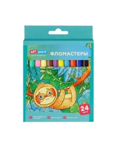 Фломастеры ArtSpace Милые зверушки / WP24_26940 Artspace