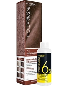 Крем-краска для волос Concept Fusion 7.1 + Крем-оксидант 6%