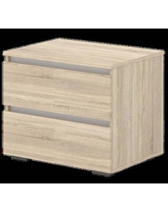 Прикроватная тумба Кортекс-мебель Бари 60 2ш