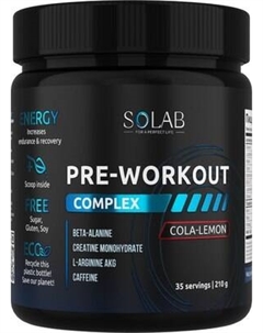 Предтренировочный комплекс SOLAB Pre-workout Solab
