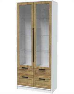 Шкаф с витриной Интерлиния Концепт Тренд КТ-ШВ2