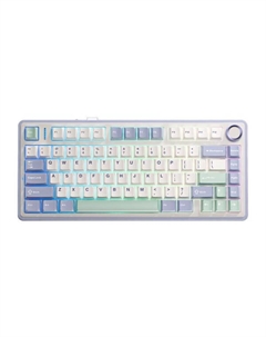 Клавиатура F75 Purple-Beige-Green Light Green Switches Aula