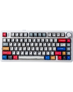 Клавиатура F75 Comic Keycap Light Green Switches Aula