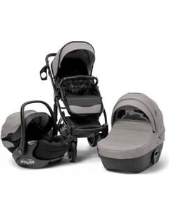 Детская универсальная коляска Pellegrino 3 в 1 BG 163-2 (серый) Bubago