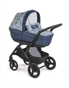 Универсальная коляска Tris Smart (3 в 1, натурально синий) Cam