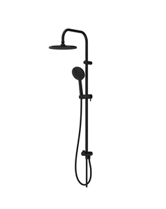 Душевая система Damixa Origin Bit: верхний душ 230мм, ручн.душ 120мм, 1 режим, штанга 1010мм, Черная, арт. 977700300
