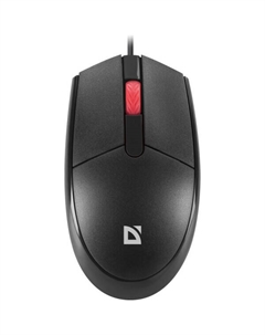 Мышь проводная оптическая Defender Delta MM-523 черн 3D бесшумная 18м