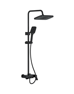 Душевая система со смесителем LEDEME (чёрная) L2425B Ledeme