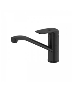 Смеситель для кухни Male поворотный излив 207мм, черный мат, IDDIS Iddis