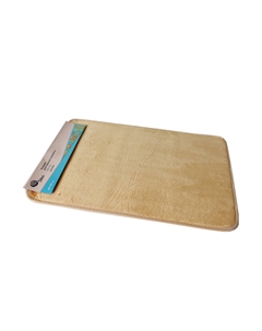 Коврик для ванной комнаты 40*60 см, бежевый, полиэстер, подложка ПВХ SIBO арт.SI31038 Sibo