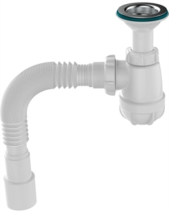 Сифон для умыв 1 1/2"х40 с удлин горл с метреш с гт 40х40/50 S0515-35-RENE Rene