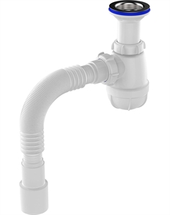 Сифон для кухни 1 1/2"х40 с удлин горл с метреш c гт 40х40/50 B0515-30-RENE Rene