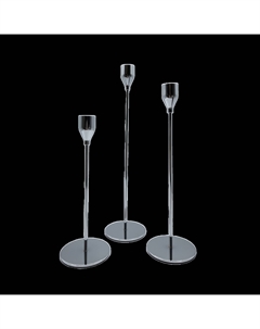 Набор подсвечников Silver arrows (3шт), арт. MUZ220331-136 Market union